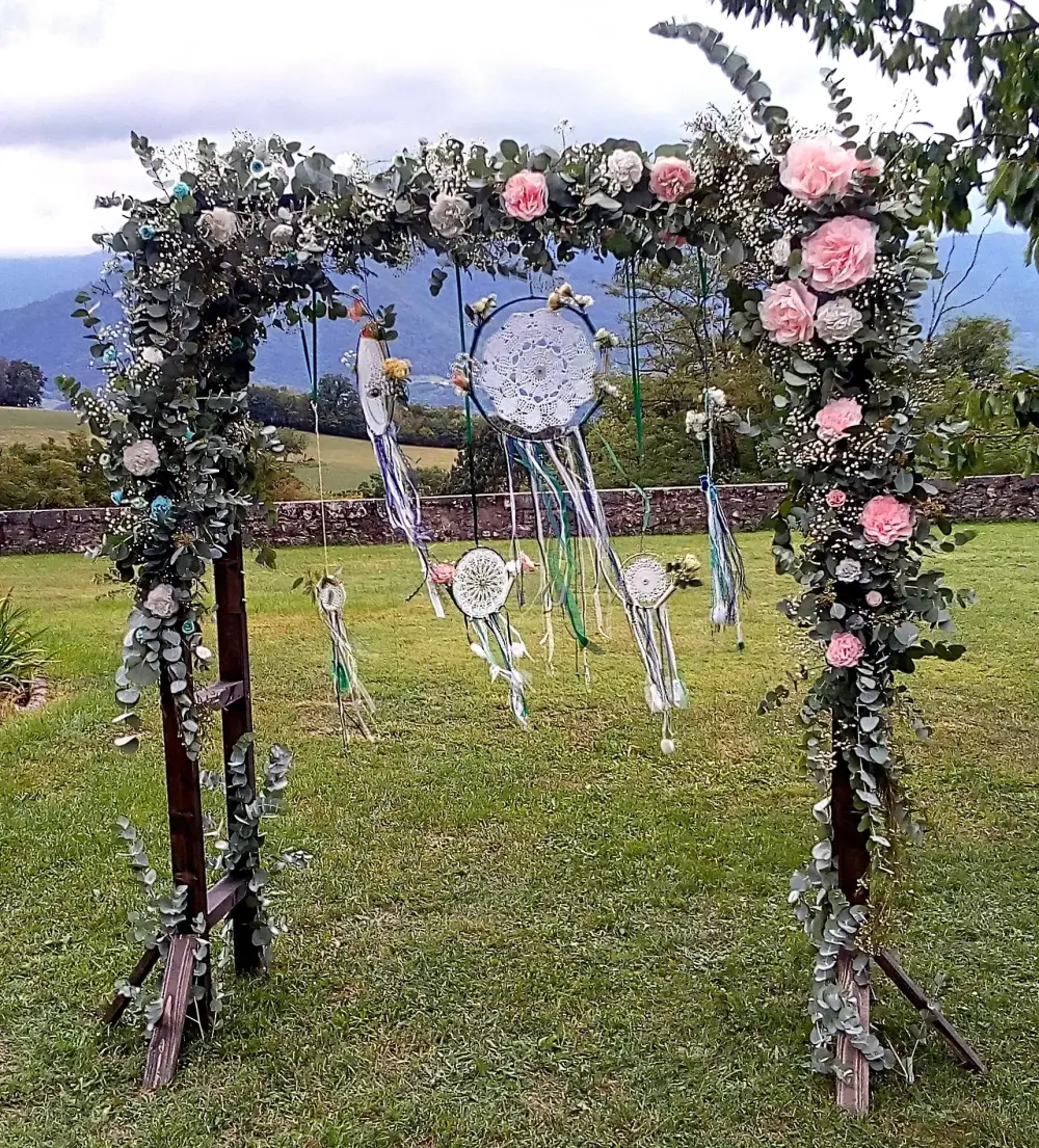 arche fleurs mariage